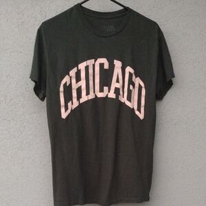Sugar Flower Chicago Graphic Green T-Shirt M